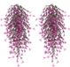 Ibenzoa® Levensechte Kunstmatige Hangplanten Set van 2 voor Binnen en Buiten Decoratie