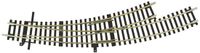 Roco H0 RocoLine (zonder ballastbed) 42472 Gebogen wissel, Links
