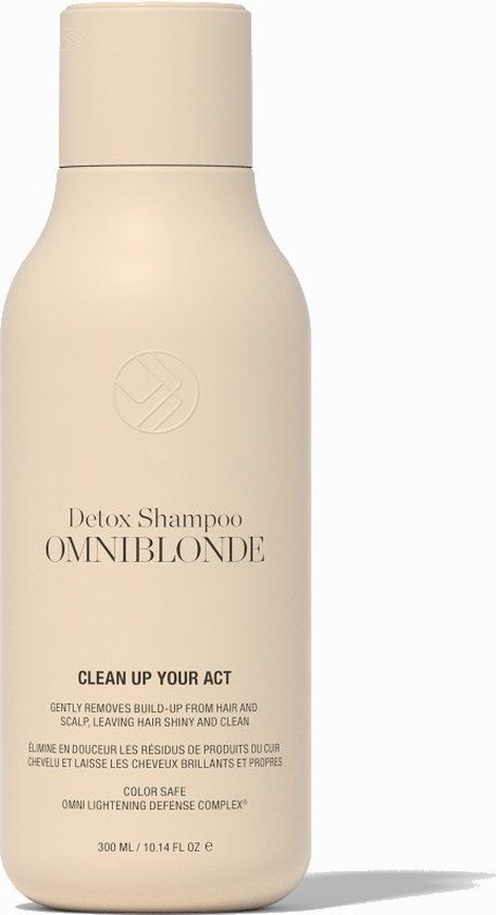 Omniblonde Clean Up Your Act Detox Shampoo - 300 ml - For All Hair Types