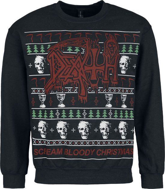 Death Holiday Sweater - Scream Bloody Christmas Heren kersttrui - zwart - M