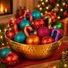 Inge-glas Inge Christmas Kerstballen en zuurstok ornamenten - 31 stuks - gekleurd - kunststof