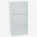Meuble WERKA PRO 9674 – opbergkast – 80 x 40 x 29 cm – wit – 3 deuren