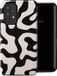 Selencia Vivid Backcover - Art Wave Black - Samsung Galaxy A53 Étui