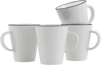 Gimex Linea Line Mok Blauw 4 Stuks