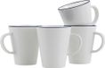 Gimex Linea Line Mok Blauw 4 Stuks