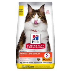 Hill's Hill's Adult Perfect Digestion met kip kattenvoer 3 kg