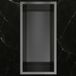 Hotbath &More Inbouwnis - 30 x 15 x 10 cm - Geborsteld Gunmetal PVD