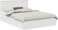 vidaXL Opbergbed met lade en hoofdeinde Wit 140 x 200 cm Bewerkt hout