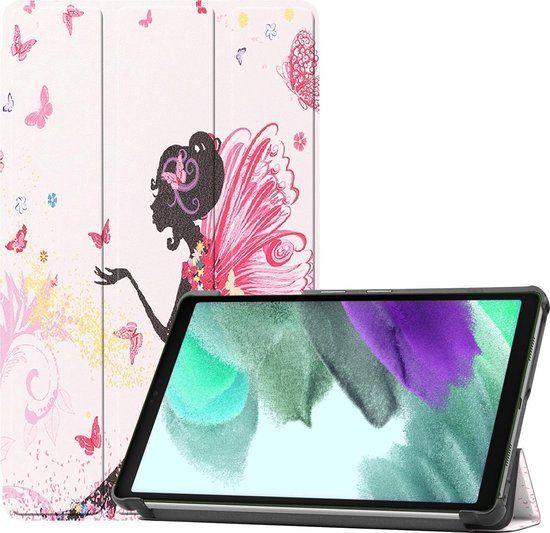 BASEY. Hoesje voor Samsung Galaxy Tab A7 Lite - Book Case - Elfje