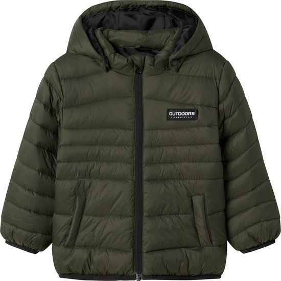 NAME IT - NMMMARBLE JACKET PB NOOS - Jongens - Buitenjas - Maat 86 - Deep Depths