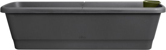 Elho Noa Balkonbak L - Living Black - 65x20x17.8cm