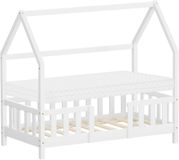 ML-Design kinderbed 70x140 cm wit grenenhout