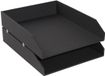 Exacompta Set 2 brievenbakken OfficeByMe - Zwart - Gerecycled materiaal - A4