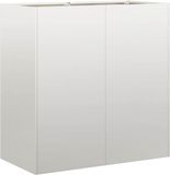 vidaXL Plantenbak 80x40x80 cm roestvrij staal