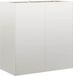vidaXL Plantenbak 80x40x80 cm roestvrij staal