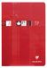 Clairefontaine 3168C Pak met 10 Geniete Oefenschriften - A4 21x29,7 cm - 80 Pagina's Kleine Ruitjes 90 g en Effen 125 g - Omslag Gecoat Karton - Willekeurige Kleuren
