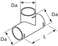 Unbekannt Webasto T-stuk D60 90 graden