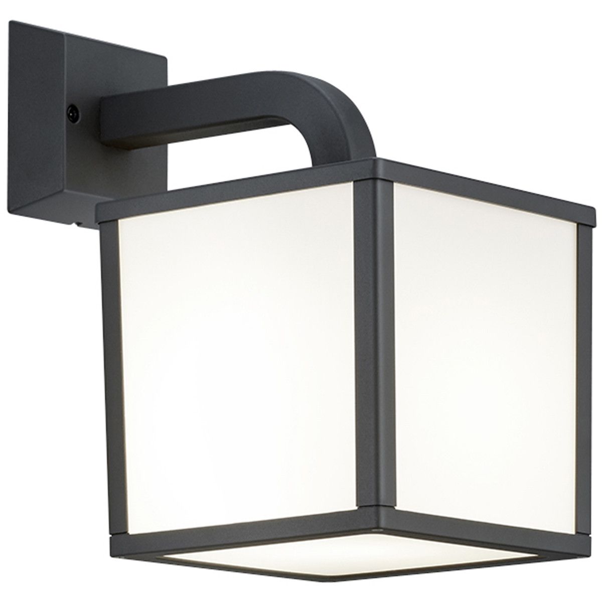 BES LED Trion Cubirino - Wand Tuinlamp - 5W - E27 - Antraciet