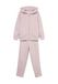 PUMA Essentials Script Glitter trainingspak met volledige rits voor Dames, Roze, Maat 13-14Y