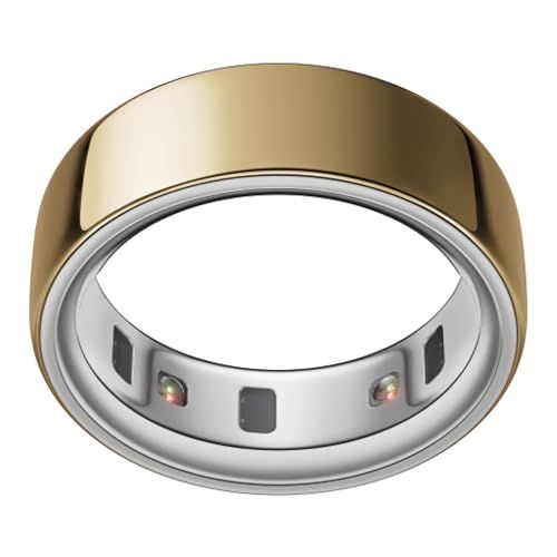 Oura Ring 4 – Gold – Maat 9 – Smartring | Wearable die je slaap, hartslag en conditie bijhoudt – Batterij gaat tot wel 8 dagen mee