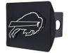 FANMATS 21496 Buffalo Bills Black Metal Hitch Cover met Metal Chrome 3D Embleem