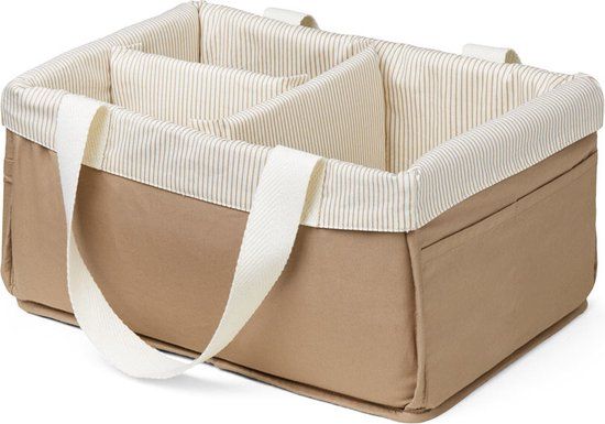 Cam Cam Copenhagen Classic Stripes Draagbare Luier Organizer - Camel
