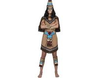 Funny Fashion Indiaan Kostuum Azteekse Krijger Tomatl Vrouw Maat 40-42 | Carnaval kostuum | Verkleedkleding