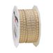 Präsent VICHY METALLIC geschenklint, goud/wit, 20 m rol 10 mm