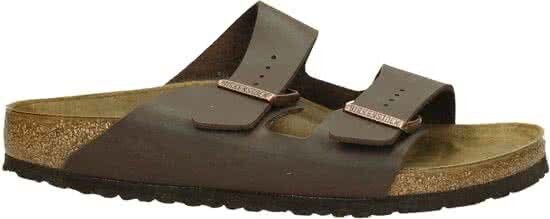 Birkenstock - Arizona - Comfort slippers - Heren - Dark Brown BF