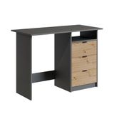 Vicco Meiko Bureau – 105 x 50 cm met laden Antraciet/Artisan