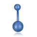 LGT JWLS Navelpiercing Matte afwerking - Blauw