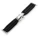 DrPhone BND1 - Fashion Band - Nylon – Touw Design - Geschikt voor IOS Smartwatch - 42/44/45 MM - Zwart