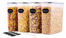 Boîtes de conservation pour céréales - Hermétique - 4 litres - Set de 4