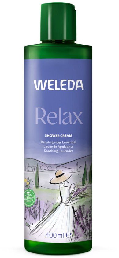 Weleda Relax Douchecrème - Lavendel, Bergamot & Vetiver - 400 ml