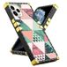 Voor iPhone 11 Pro Max Square Edge Phone Case Plants Diamond Splicing Flexibele Premium Anti-kras Bescherming voor iPhone 11 Pro Max