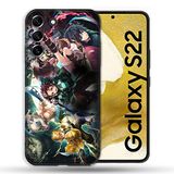 Beschermhoes Samsung Galaxy S22 Demon Slayer Group Manga Protective Case