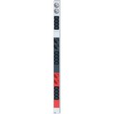 Bachmann 800.0109 19 inch Stekkerdoos voor patchkast 1 HE Apparaatcontactdoos C13 10A, Geaarde contactdoos Meerdere kleuren
