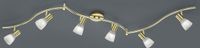 TRIO LEVISTO - Spot - Messing mat - 6x E14 - Plafondbevestiging