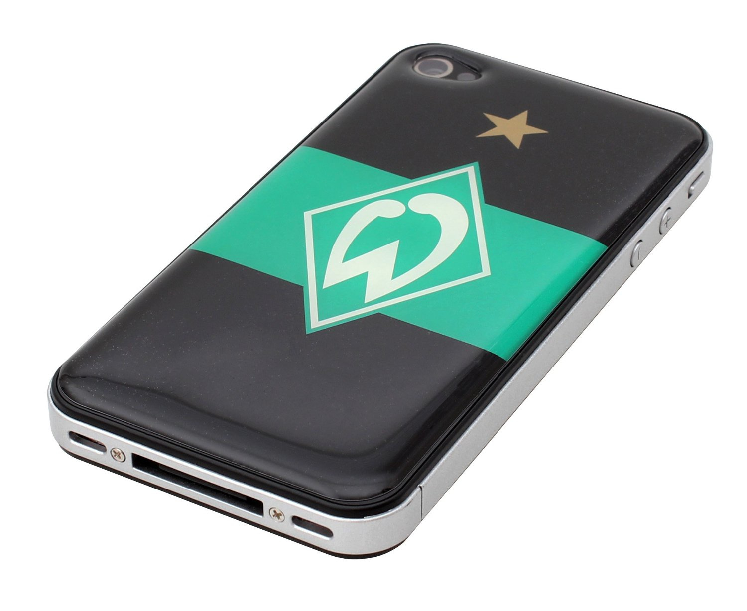 trendwerk77 J-Straps Werder Bremen zwart, groen / iPhone 4/4S