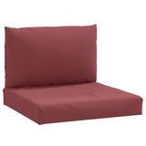 VidaXL Palletkussen Bordeaux 60x60 cm