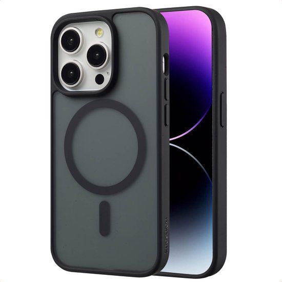 imoshion Color Guard Backcover met MagSafe voor de Apple iPhone 14 Pro - Zwart