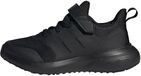 adidas FortaRun 2.0 Cloudfoam Chaussures avec Lacets Élastiques et Velcro - Enfants - Noir - Taille 40