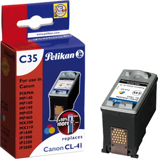 Pelikan CL-41 Ink Cartridge Cyan, Magenta, Yellow