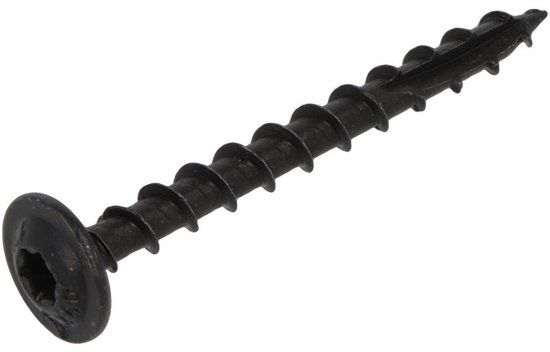 Blackline - Tellerkopschroef - TX-40 - 8 x 50mm - Zwart - Voldraad (5 stuks)