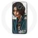 Maniacase Hoesje voor Samsung Galaxy S6 Edge inktvis spel Kang Sae Byeok nummer 067