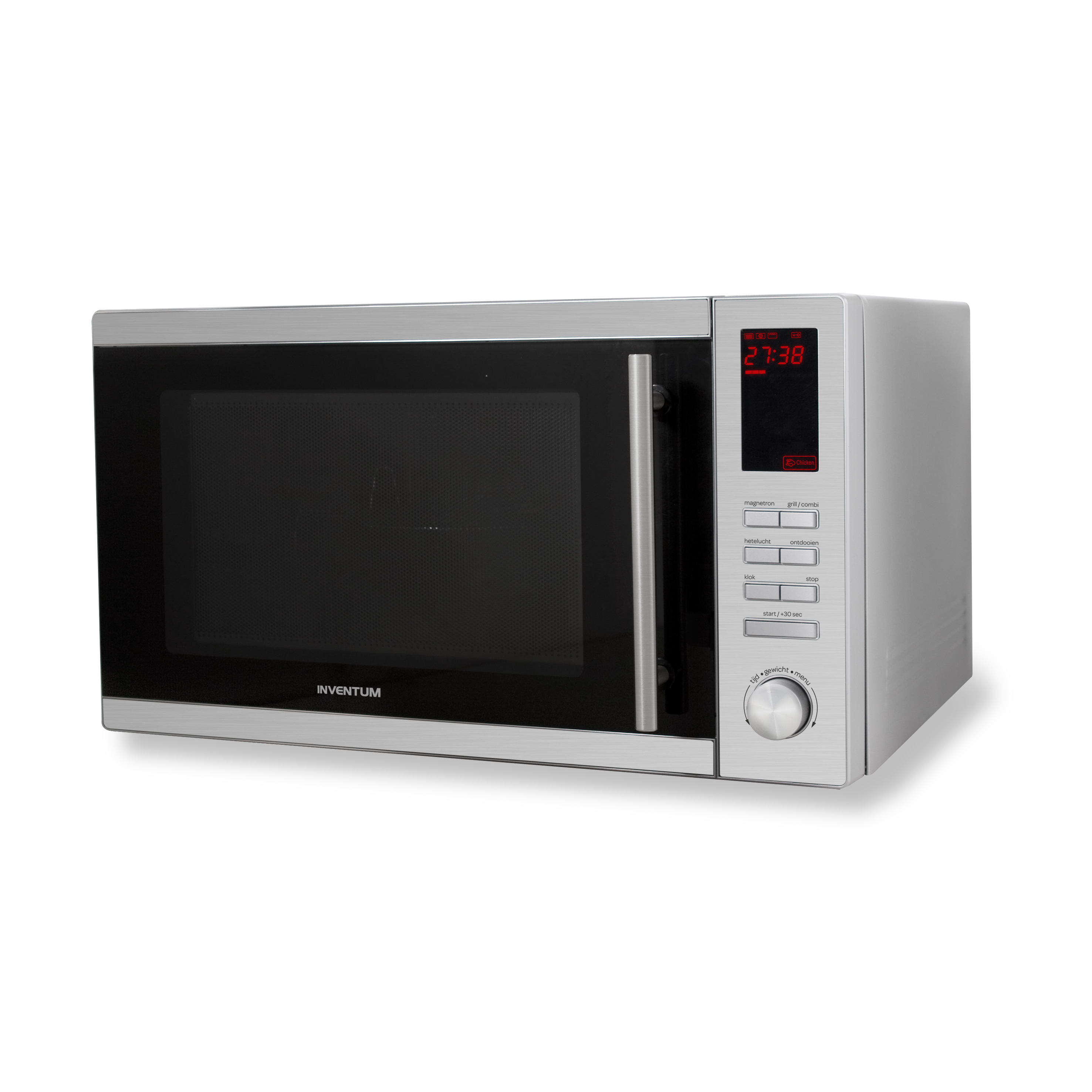 Inventum MN255C Combination Microwave - 25L, 900W, Stainless Steel