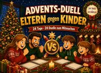Advents-Duell: Eltern contre Enfants: 24 Jours · 24 Duels Familiaux à Participer | Le Calendrier de l'Avent Amusant avec des Jeux Créatifs, des Devine... Cadeau de Noël pour toute la Famille