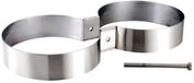 Metalsub Tank Tech Bands 60 mm pince de bouteille argent 10-12 litres-171 mm