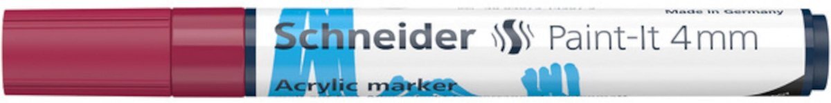 Schneider Acryl Marker Paint-it 320 4mm bordeaux S-120261