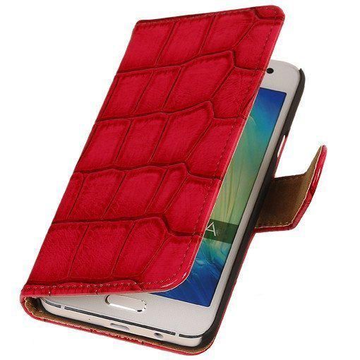 Best Cases Roze Croco Samsung Galaxy Grand Prime Book/Wallet Case/Cover
